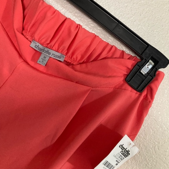 LAST CANCE NEW Charlotte Russe Pink/Coral Pants - Picture 3 of 6